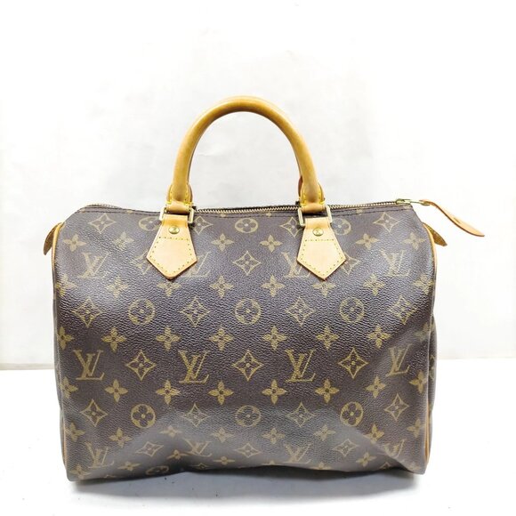 Louis Vuitton Speedy 30 Brown Monogram Hand Bag mon-908-090425 - Picture 1 of 16